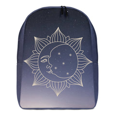 Minimalist Backpack Sun and Moon