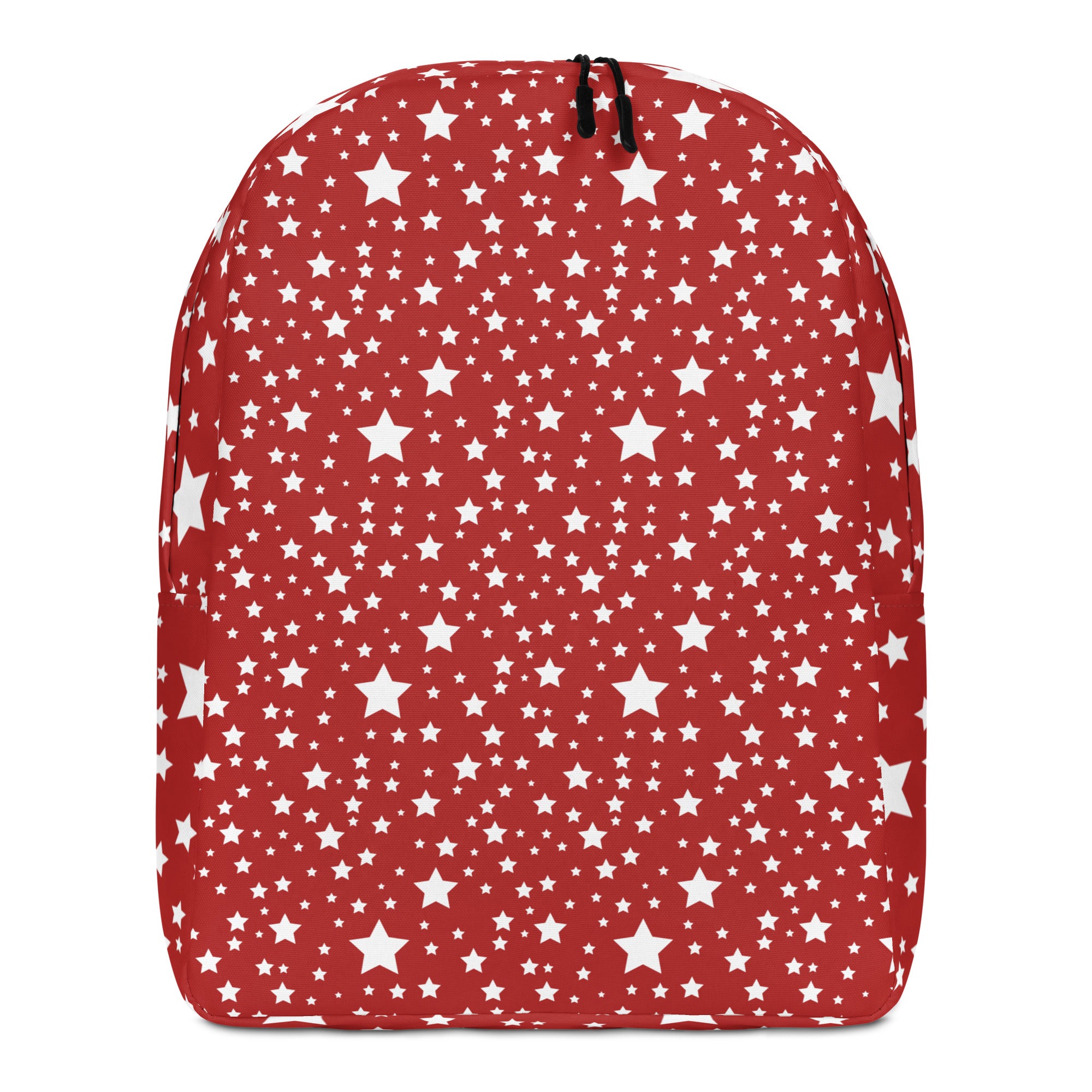 Minimalist Backpack Christmas Red Stars