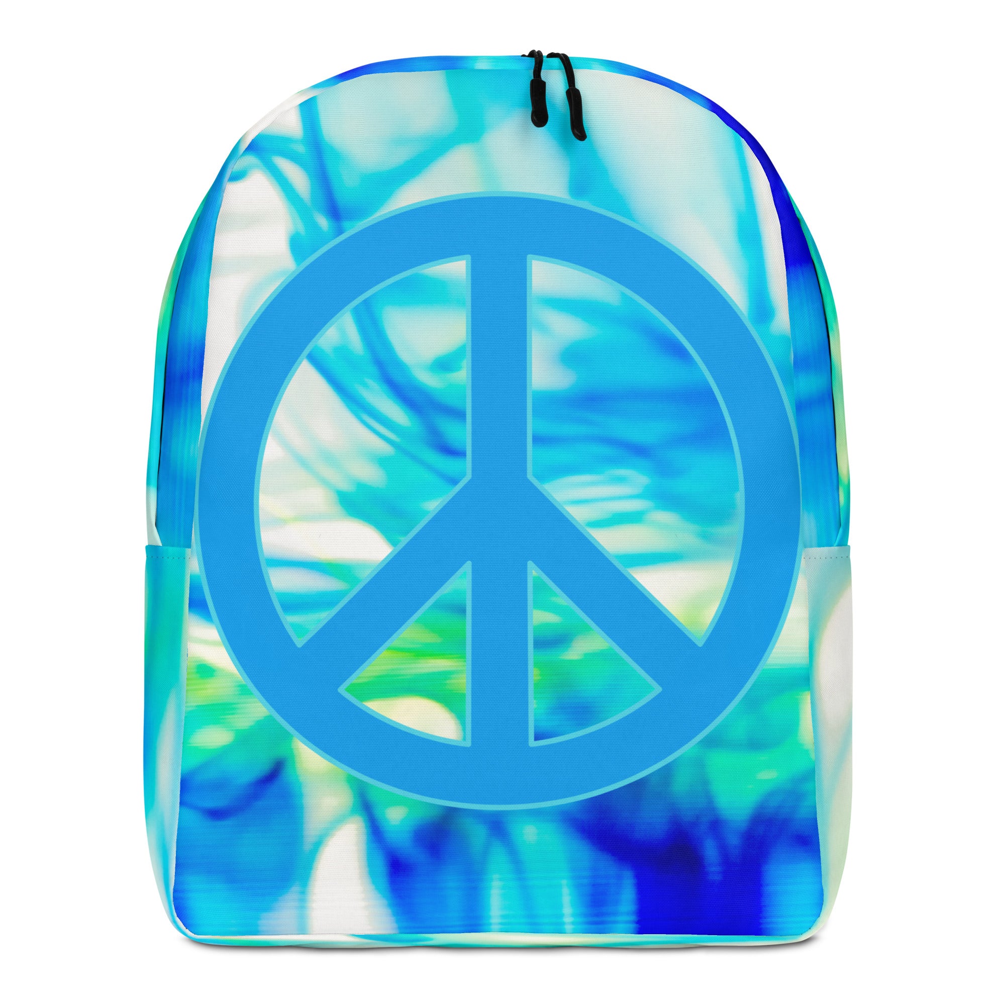 Minimalist Backpack Tie Dye Peace Sign