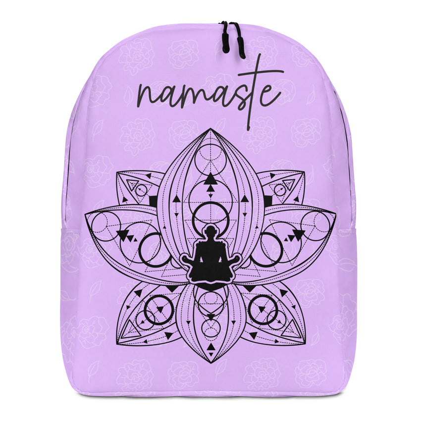 Minimalist Backpack Namaste Meditation Design