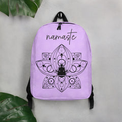 Minimalist Backpack Namaste Meditation Design