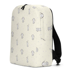 Minimalist Backpack Rabbit Polkadot