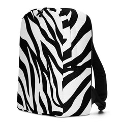 Minimalist Backpack Zebra Print