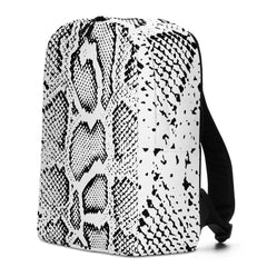 Minimalist Backpack Snake Skin Design