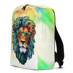 Minimalist Backpack Cool Lion