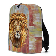 Minimalist Backpack Lion Love