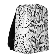 Minimalist Backpack Snake Skin Design