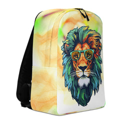 Minimalist Backpack Cool Lion