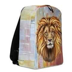 Minimalist Backpack Lion Love