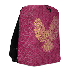 Minimalist Backpack Golden Owl