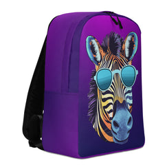 Minimalist Backpack Cool Zebra