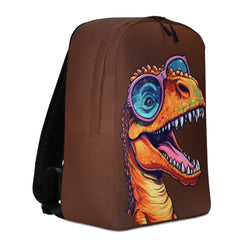 Minimalist Backpack Cool T-Rex Dinosaur