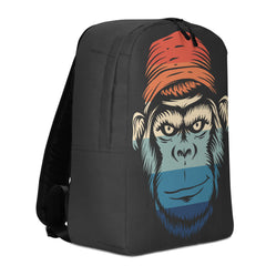 Minimalist Backpack Monkey Design
