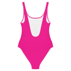 Fuchsia Pink solid color swimsuits for women
