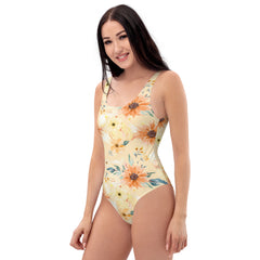 Floral-print swimsuits for ladies