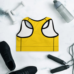 Padded Sports Bra, Yellow Activewear, lioness-love