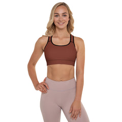 Trimmed Padded Sports Bra