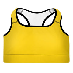 Padded Sports Bra, Yellow Activewear, lioness-love