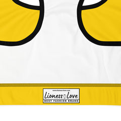 Padded Sports Bra, Yellow Activewear, lioness-love