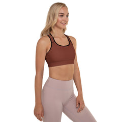 Trimmed Padded Sports Bra