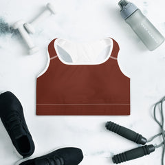 Trimmed Padded Sports Bra