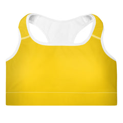 Padded Sports Bra, Yellow Activewear, lioness-love