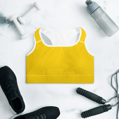 Padded Sports Bra, Yellow Activewear, lioness-love