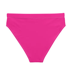 Pink solid bikini bottoms women’s swimwear