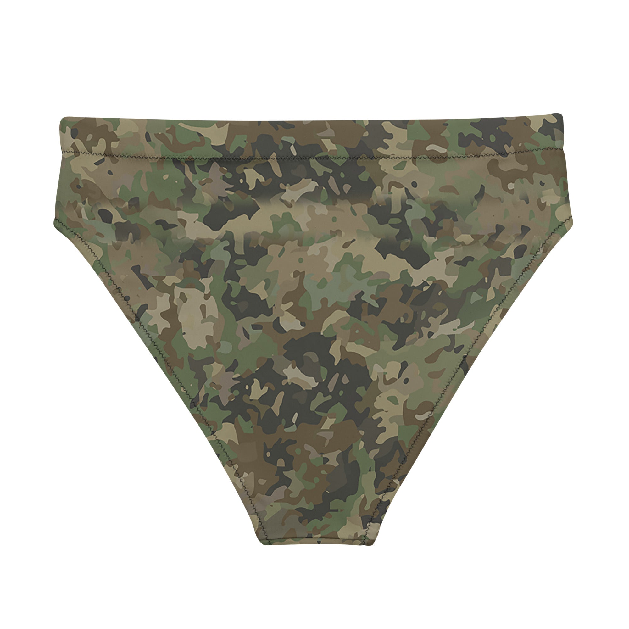 Embrace your adventurous side and make a fashion statement with our Camouflage Print Bikini Bottoms.
