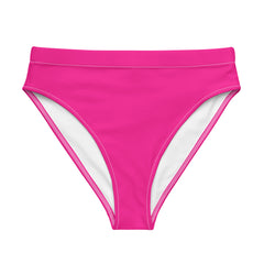 The vibrant pink color adds a playful touch to your beach or poolside look, while the solid design ensures versatility and easy mix-and-match with your favorite bikini tops.