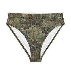 Camouflage Print Bikini Bottoms for women, the perfect blend of style and functionality. 