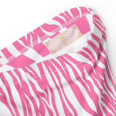 The vibrant zebra print adds a touch of wild sophistication, ensuring you stand out from the crowd. 