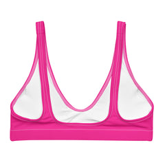 Hot pink bikini top women’s swimwear