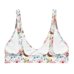 With its charming aesthetic and superior comfort, our Coconut and Floral Printed Bra is a must-have addition to your intimate apparel, promising a delightful blend of style and confidence all day long.