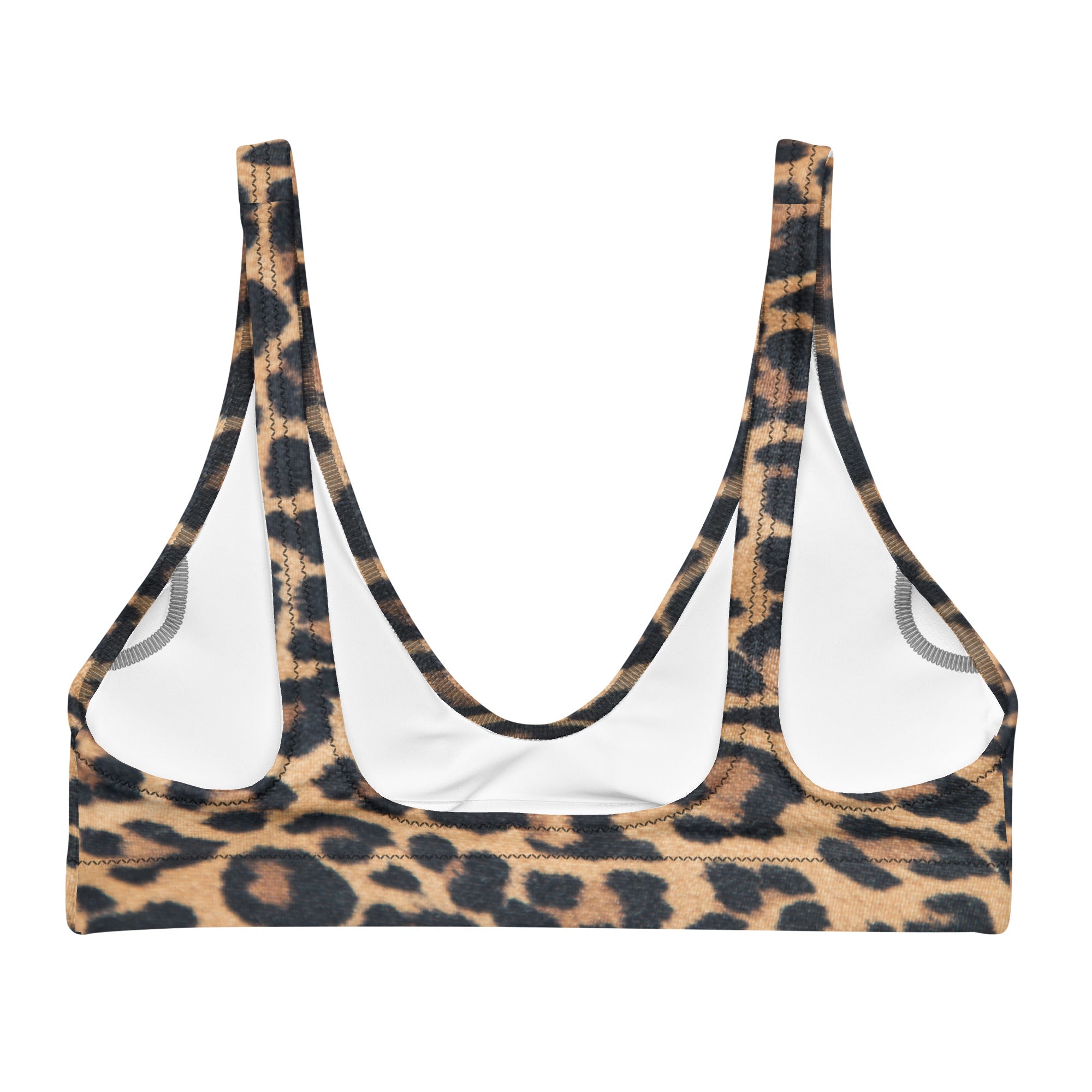 Whether you're lounging by the pool or soaking up the sun on the beach, our Leopard Print Bikini Top is the perfect choice for fashion-forward women who love to make a statement.
