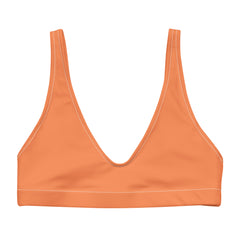 Orange Solid Bikini Top, a must-have addition to your summer swimwear collection. 