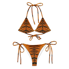 "Safari Chic: The Tiger Print String Bikini", lioness-love