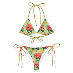 "Island Bloom: The Tropical Floral String Bikini", lioness-love
