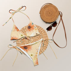 "Radiant Petals: The Sunflower String Bikini", lioness-love