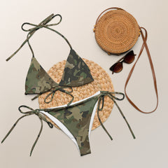 "Chic Camo: Stylish Camouflage String Bikini", lioness-love.com