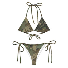 "Chic Camo: Stylish Camouflage String Bikini", lioness-love.com
