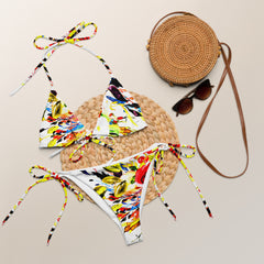 "Blooming Beauty: Floral Print String Bikini", lioness-love