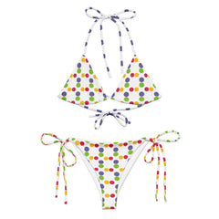 Playful Pops: Colorful Polka Dot String Bikini, lioness-love