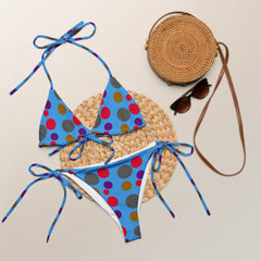 Vibrant Polka Dots String Bikini, lioness-love