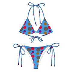 Vibrant Polka Dots String Bikini, lioness-love