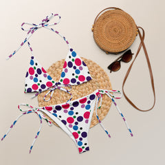 Trendy Polka Dots String Bikini, lioness-love.com