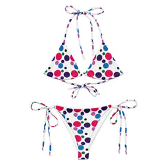 Trendy Polka Dots String Bikini, lioness-love.com