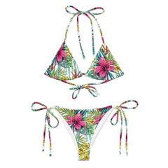 "Tropical Escape: Paradise Print String Bikini", lioness-love