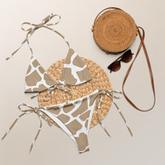 Chic Trendy Animal Print String Bikini, lioness-love