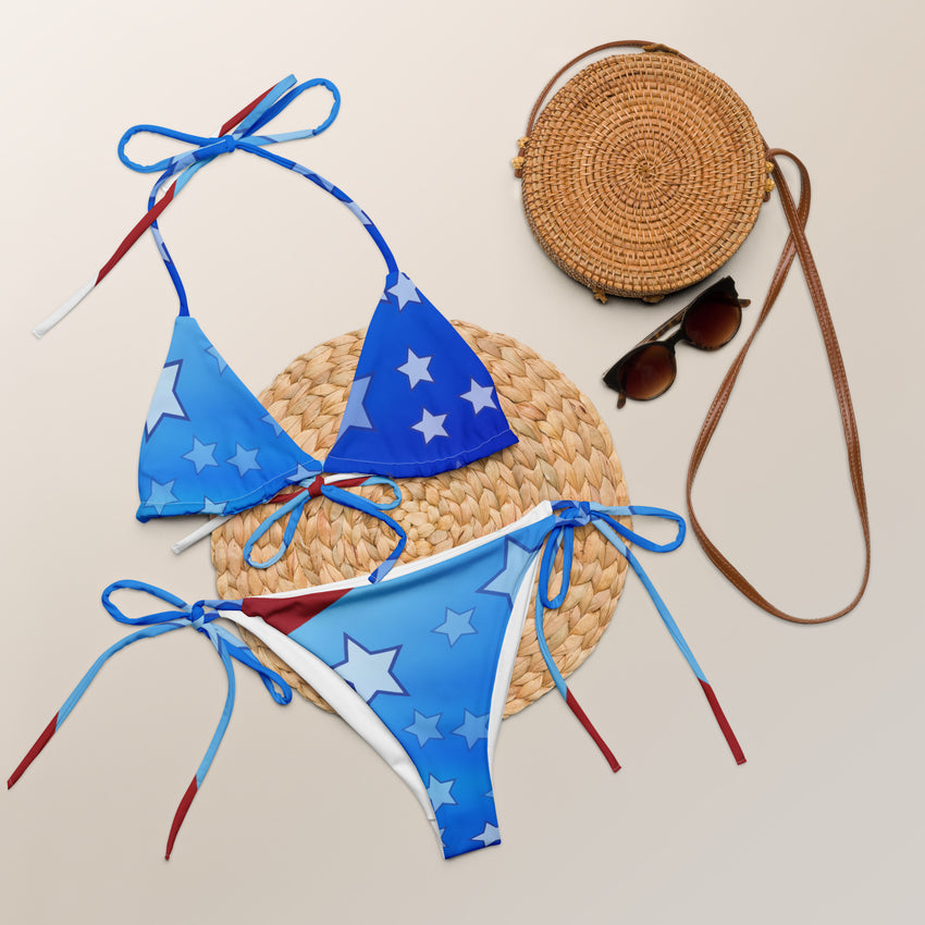 "Show Your Colors: Patriot String Bikini", lioness-love